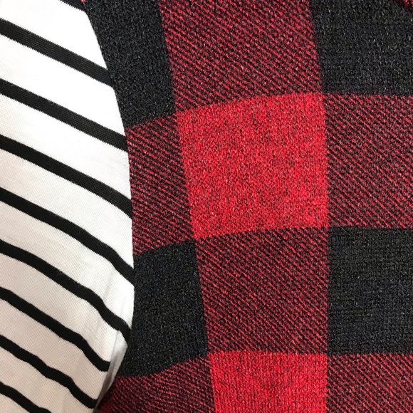 LAST ONE SIZE M❗️Buffalo plaid sweater elbow patch - Picture 6 of 8
